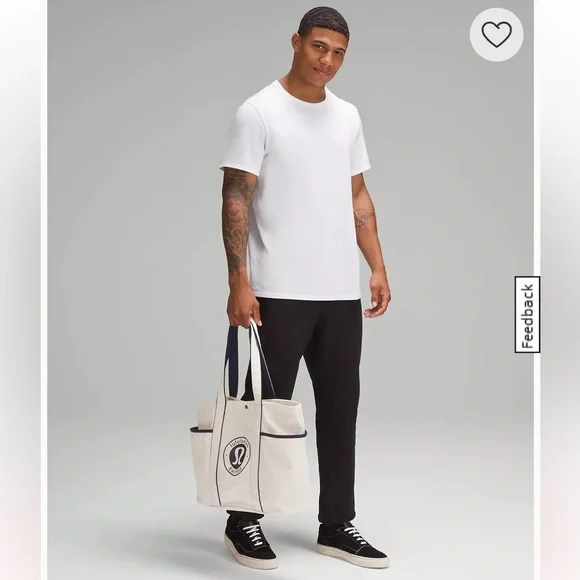 NWT Daily Multi-Pocket Canvas Tote Bag 20L Logo - Picture 5 of 5